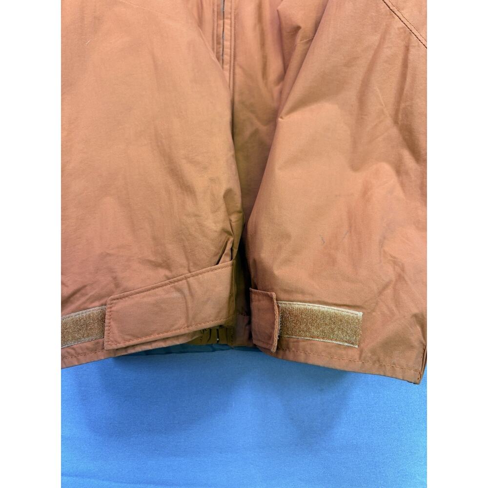 Vintage Columbia Colorblock Outdoor Jacket - Rust Orange & Slate Grey - Picture 14 of 14